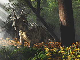 Styracosaurus / © James Kuether. Verwendet mit freundlicher Genehmigung des Autors