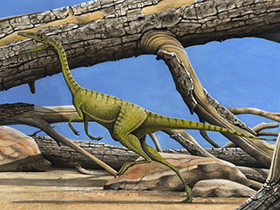Compsognathus / © Arturo de Miguel. Verwendet mit freundlicher Genehmigung des Autors.