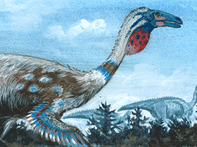 Ornithomimus / © Tuomas Koivurinne. Verwendet mit freundlicher Genehmigung des Autors.