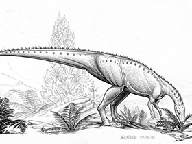 Thescelosaurus / © Luc J. Bailly. Verwendet mit freundlicher Genehmigung des Autors.